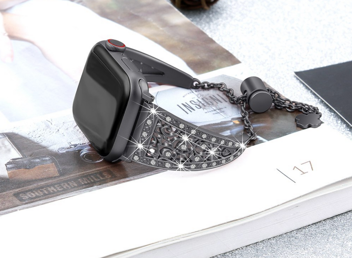 Blossom Stainless Steel Apple Watch Band | OzStraps