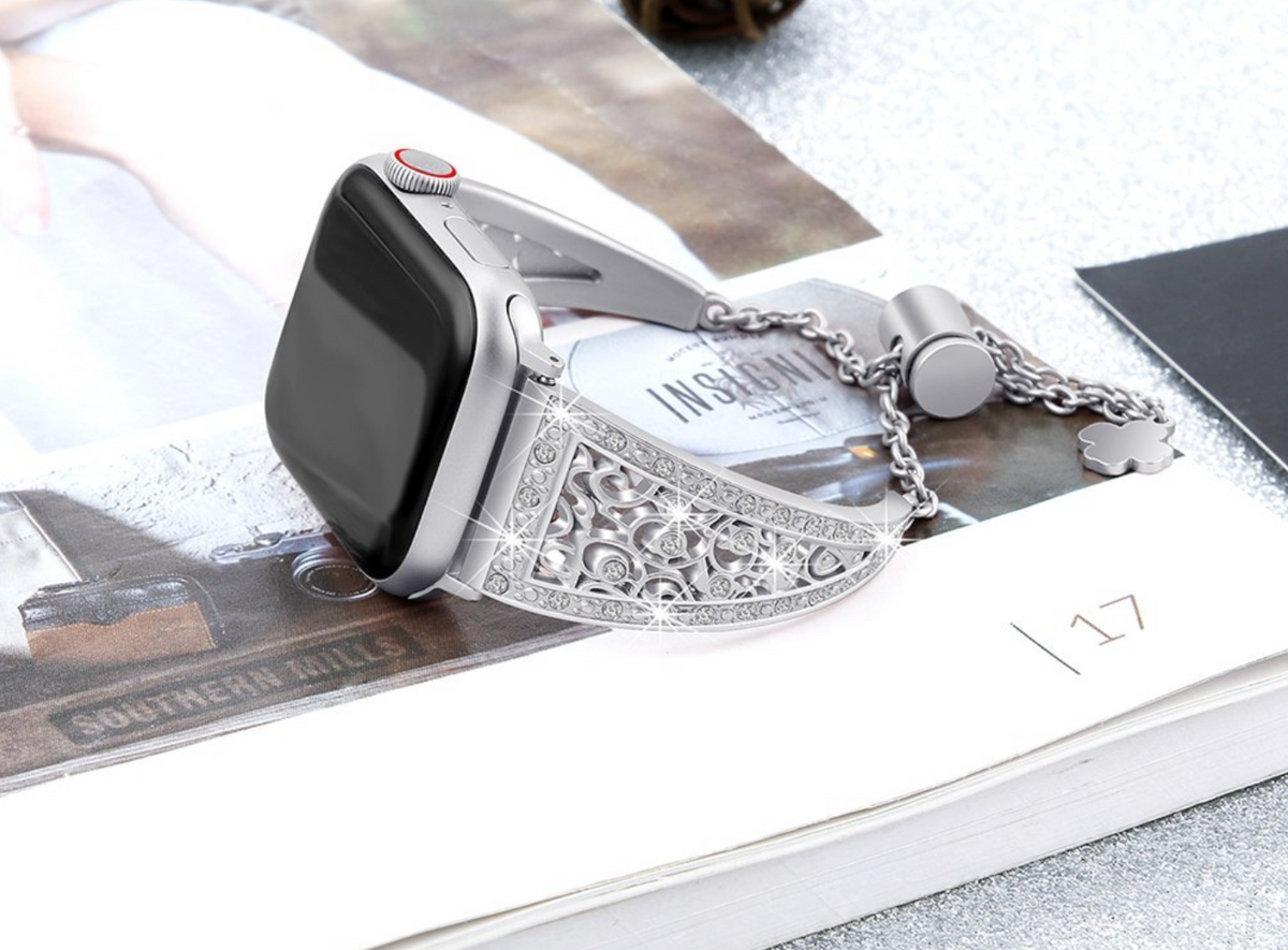 Blossom Stainless Steel Apple Watch Band | OzStraps