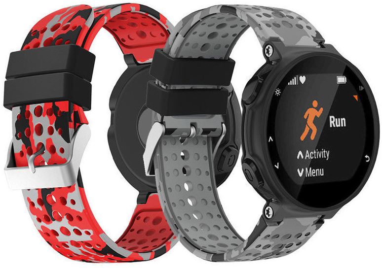 Camo Silicone Garmin Forerunner 235 Band - OzStraps